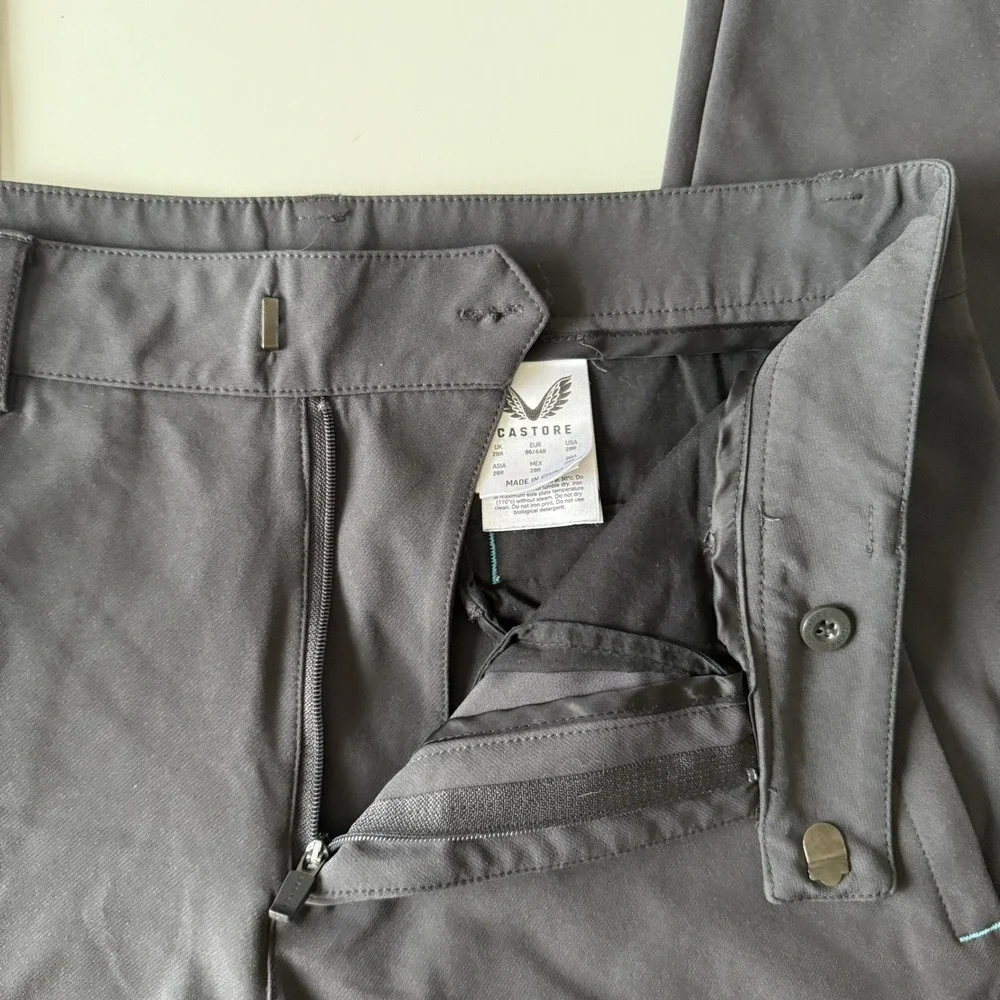 Castore McLaren Team Arrow Indy Racing Pants Men Gray/Orange Size 28R Reg Pocket